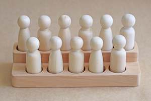 Learn: Peg People with Stand - DIY - SECOND