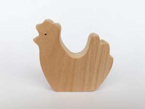 Farm Animals: Wooden Hen