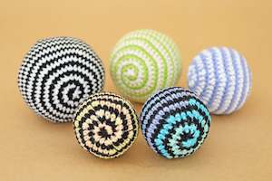 Arts Crafts: Amigurumi Crochet Spiral Soft Ball Set