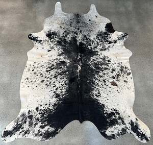Black & White Speckled Cowhide