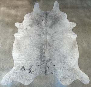 White & Black Salt & Pepper Cowhide