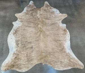 Large Premium Cowhides: Champagne Brindle Cowhide
