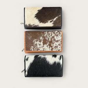Cowhide Wallets Purses: Outback Fold Cowhide Wallet