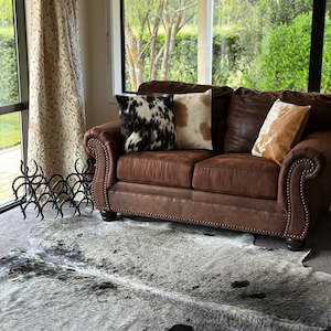 Accessories Cowhide Keyring Baby Booties: Cowhide Cushion Cover