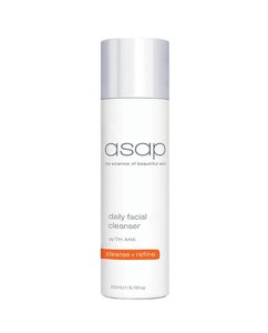 Products: ASAP Daily Facial Cleanser with AHA 200ml - THE HILLS COSMETIC STUDIO Appearance medicine In Auckland