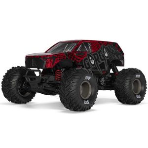 Cars 1: 1/10 GORGON 223S 2WD RTR Brushless Monster Truck, Red/Black by ARRMA
