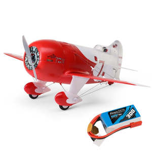 Planes: UMX Gee Bee R-2 510mm BNF Basic with AS3X and SAFE Select by Eflite With Gens