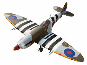Supermarine Spitfire 80 Inch ARF 35-45cc Included Electric Retract Matte Finish