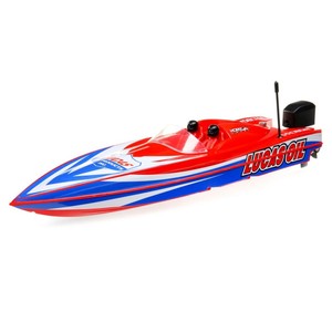 Boats: Lucas Oil 17-inch Power Race Deep V w/SMART Charger & Battery:RTR by Pro Boat