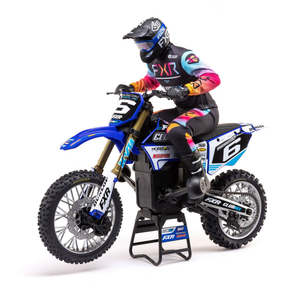 Bikes: 1/4 Promoto-MX Motorcycle RTR, Club MX Blue by LOSI