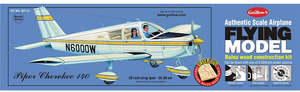 Balsa Kits And Gliders: Guillows 1/18 Piper Cherokee 140