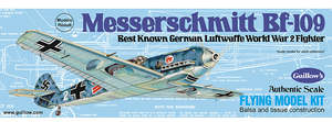 Balsa Kits And Gliders: Guillows Messerschmitt Bf-109