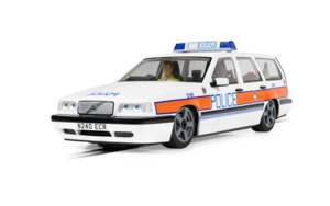 Slot Cars: Scalextric Volvo 850 Estate Police Ed