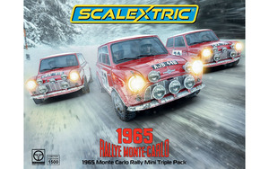 Slot Cars: Scalextric 65 Monte Carlo Rally Mini 3pk