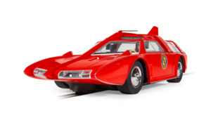 Slot Cars: Scalextric Captain Scarlett Patrol Car