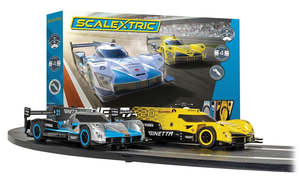 Slot Cars: Scalextric Set: Ginetta Racers