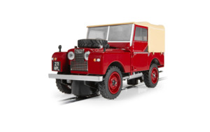 Slot Cars: Scalextric zLand Rover S1 Red