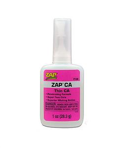 Glues Adhesives: ZAP CA Thin (28.3g)