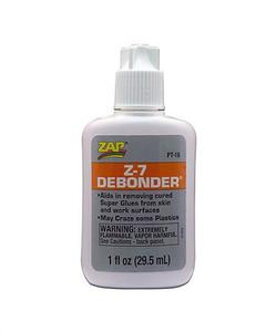 Glues Adhesives: ZAP Z-7 Debonder
