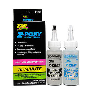 Glues Adhesives: ZAP Z-Poxy 15min (118ml)