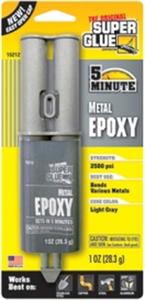 Glues Adhesives: Superglue Fast Metal Epoxy (28.3gm)