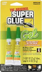 Glues Adhesives: Superglue Super Glue Gel 2 pk (2x2gm)