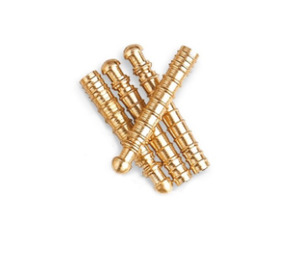 Wooden Ships Fittings: Artesania Brass Cannon D 5x31mm