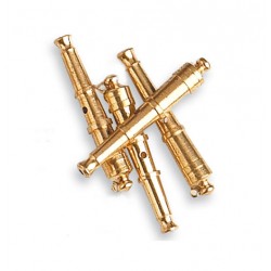 Wooden Ships Fittings: Artesania Brass Cannon 30mm