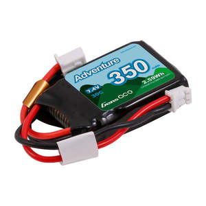 Rc Batteries: Gens Ace Adventure 350mAh 2S 7.4v 30C Lipo Battery For LOSI Micro B and Micro T