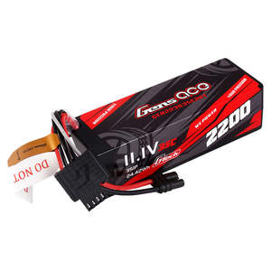Rc Batteries: Gens Ace 2200 3S 11.1v 35C Hardcase Lipo Battery with ICE2 for Brushless Grom