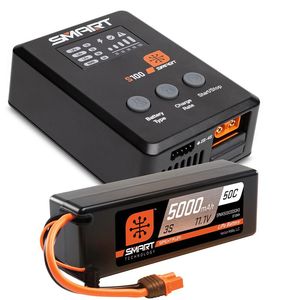 Smart Powerstage Surface Bundle: 5000mAh 3S 50C LiPo Battery (IC3) / 100W S100