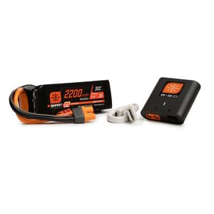 Rc Chargers: Smart G2 Air Powerstage Bundle 2 Includes S120 Charger and SPMX223S30 2200mAh 3S