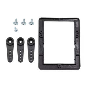 SH-91M Servo Arm/Horn Set and Mounting Plate for 30mm Wide Wing Servos by Savox