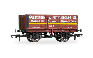 Model Trains: Hornby Gst Kn & Nttlflds 7 Plank Wgn