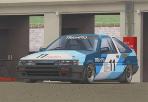 Plastic Models Cars: Fujimi 1/24 Trampio AE86 Levin '85