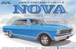 Plastic Models Cars: Moebius 1/25 '65 ChevyII Nova RestoMod