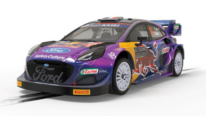 Slot Cars Home Page: Scalextric WRC Ford Puma R1 Loeb