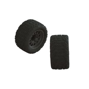 Rc Tyre Rims: 1/10 dBoots Katar MT Pre-Mounted Tire 14mm Hex (2) Vorteks by ARRMA