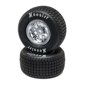 Rear Tire Set, Mounted, Soft: 22S Sprint by LOSI