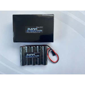 Rc Nimh Alkaline: Gens Ace 6V 2400mah NiMh Flat RX Pack w/JR Plug, 120mm Long Lead 152g