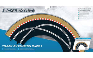 Slot Car Tracks: Scalextric Track Ext. Pack 1 Crossovers
