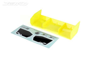 Rc Car Bodies: Jetko 1/8 Cross Off Road Buggy Truggy Wing Yellow