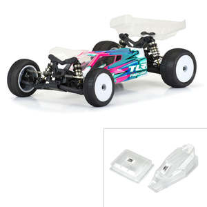 Rc Car Bodies: Sector Light Weight Clear Body for TLR 22X Scratch-N-Dent by Proline