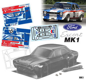 1/10 Ford Escort MK1 190mm Chevron