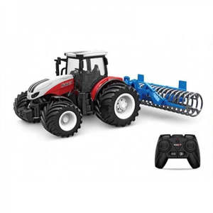 Rc Construction: RC Tractor w/seed roller 1:24 scale USB charge Li-ion battery