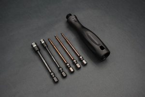 1/4" Drive Hex Wrench Nut Driver Set (1.5, 2.0, 2.5mm Hex & 5.5, 7mm Nut Driver)