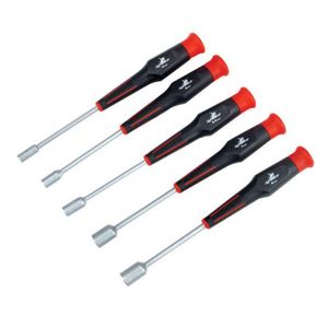 Rc Tools: 5pc Metric Nut Driver Assortment. Includes 4mm, 5mm, 5.5mm, 7mm and 8mm sizes,
