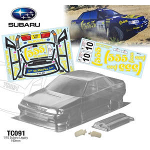 Decals: Subaru Legacy Rally 190mm 555 Decal Sheet