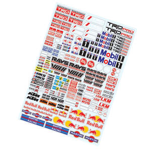 Apparel: 1/10 TRD Sticker (A4)