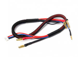 Rc Charging Accessories: Trackstar Professional Charge Lead For Hardcase Type Lipo Batteries